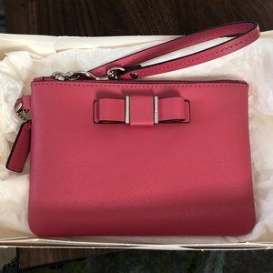 Coach New w/ Tags Darcy Bow Wristlet